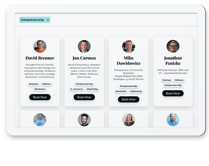 MentorDeck dashboard